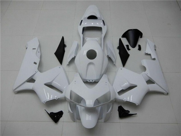 2003-2004 Glossy White Honda CBR600RR Motorcycle Fairings Kit for Sale