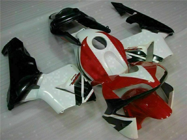 2003-2004 Red White Honda CBR600RR Bike Fairings for Sale 2003-2004 Red White Honda CBR600RR Bike Fairings for Sale