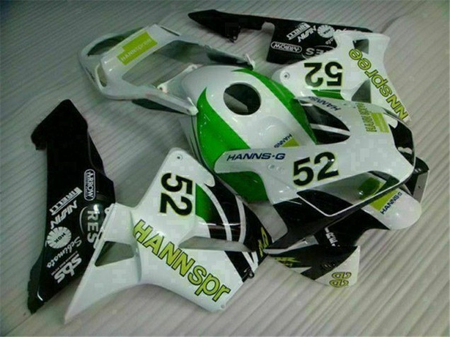 2003-2004 Green White Black Honda CBR600RR Bike Fairing Kit for Sale 2003-2004 Green White Black Honda CBR600RR Bike Fairing Kit for Sale