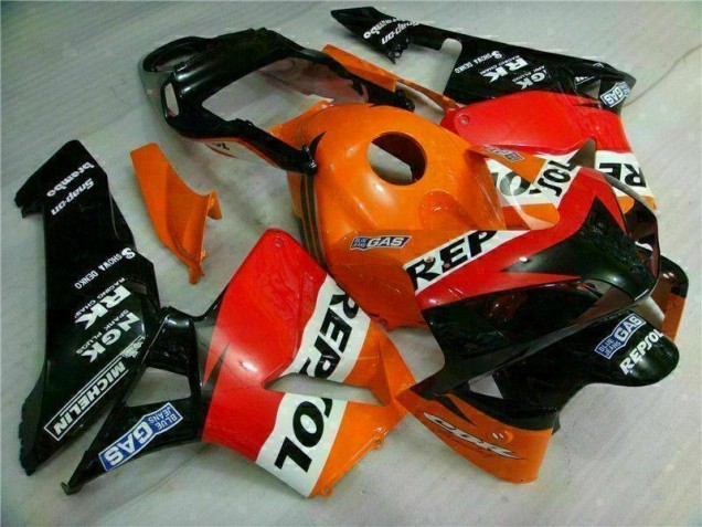 2003-2004 Orange Repsol Honda CBR600RR Motorbike Fairing Kits for Sale