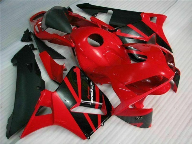 2003-2004 Red Black Honda CBR600RR Motorcycle Fairing Kit for Sale 2003-2004 Red Black Honda CBR600RR Motorcycle Fairing Kit for Sale