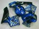 2003-2004 Blue with Silver Flame Honda CBR600RR Motorbike Fairing for Sale 2003-2004 Blue with Silver Flame Honda CBR600RR Motorbike Fairing for Sale
