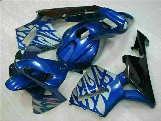 2003-2004 Blue with Silver Flame Honda CBR600RR Motorbike Fairing for Sale 2003-2004 Blue with Silver Flame Honda CBR600RR Motorbike Fairing for Sale