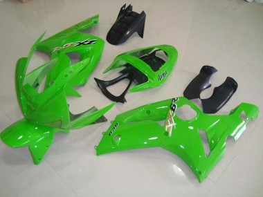 2003-2004 Green Kawasaki ZX6R Bike Fairing for Sale
