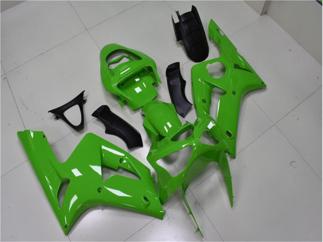 2003-2004 Green Kawasaki ZX6R Replacement Fairings for Sale 2003-2004 Green Kawasaki ZX6R Replacement Fairings for Sale