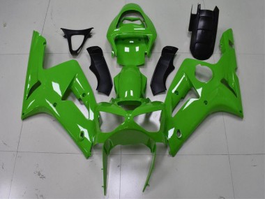 2003-2004 Green Kawasaki ZX6R Replacement Fairings for Sale