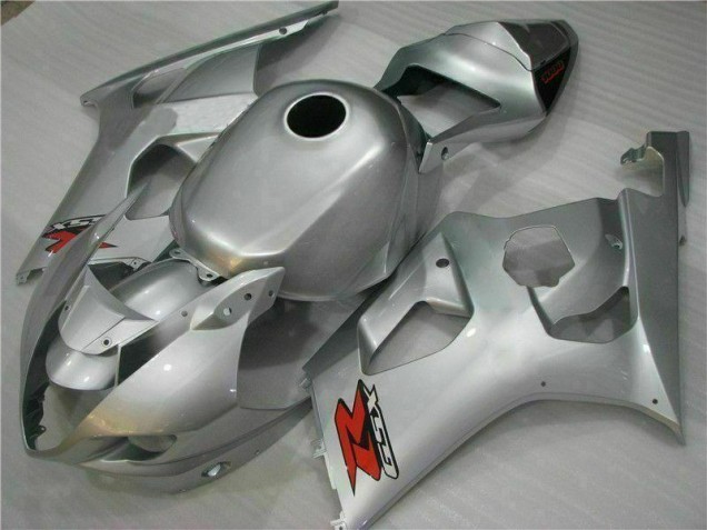 2003-2004 Silver Suzuki GSXR 1000 Bike Fairings for Sale 2003-2004 Silver Suzuki GSXR 1000 Bike Fairings for Sale