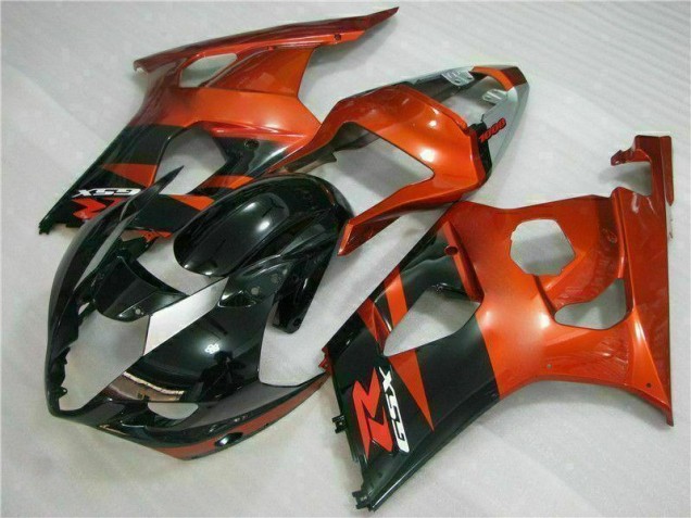 2003-2004 Brown Black Suzuki GSXR 1000 Replacement Motorcycle Fairings for Sale 2003-2004 Brown Black Suzuki GSXR 1000 Replacement Motorcycle Fairings for Sale
