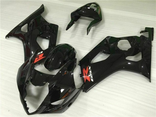 2003-2004 Glossy Black Suzuki GSXR 1000 Motor Fairings for Sale 2003-2004 Glossy Black Suzuki GSXR 1000 Motor Fairings for Sale