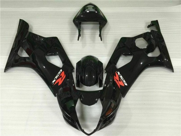 2003-2004 Glossy Black Suzuki GSXR 1000 Motor Fairings for Sale 2003-2004 Glossy Black Suzuki GSXR 1000 Motor Fairings for Sale