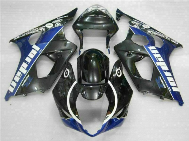 2003-2004 Black Blue Suzuki GSXR 1000 Motorcycle Fairing & Bodywork for Sale 2003-2004 Black Blue Suzuki GSXR 1000 Motorcycle Fairing & Bodywork for Sale