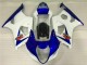 2003-2004 White Blue Suzuki GSXR 1000 Bike Fairings for Sale 2003-2004 White Blue Suzuki GSXR 1000 Bike Fairings for Sale