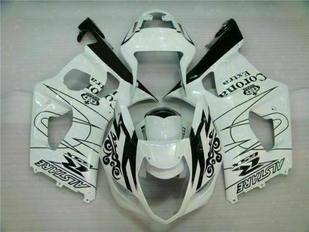 2003-2004 White Suzuki GSXR 1000 Motor Bike Fairings for Sale 2003-2004 White Suzuki GSXR 1000 Motor Bike Fairings for Sale