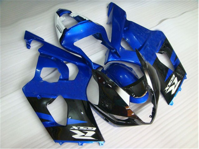 2003-2004 Black Blue Suzuki GSXR 1000 Motorcycle Fairings Kits & Bodywork for Sale
