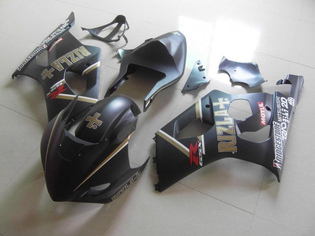 2003-2004 Matte Black Rizla Race Suzuki GSXR 1000 Motorcylce Fairings for Sale 2003-2004 Matte Black Rizla Race Suzuki GSXR 1000 Motorcylce Fairings for Sale