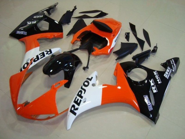 2003-2005 Repsol Yamaha YZF R6 Motor Bike Fairings for Sale 2003-2005 Repsol Yamaha YZF R6 Motor Bike Fairings for Sale
