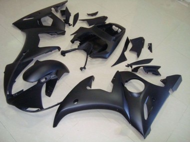 2003-2005 Matte Black Yamaha YZF R6 Moto Fairings for Sale