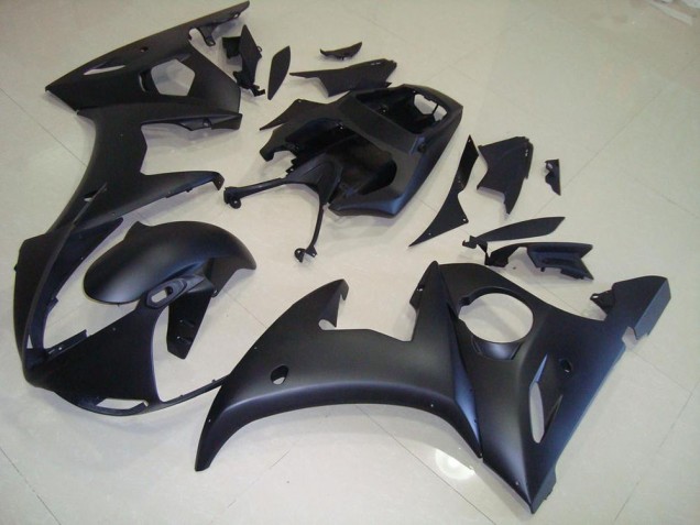 2003-2005 Matte Black Yamaha YZF R6 Motorcycle Bodywork for Sale 2003-2005 Matte Black Yamaha YZF R6 Motorcycle Bodywork for Sale