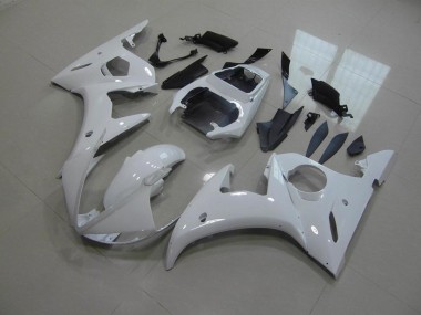 2003-2005 White No Decals Yamaha YZF R6 Motorcylce Fairings for Sale