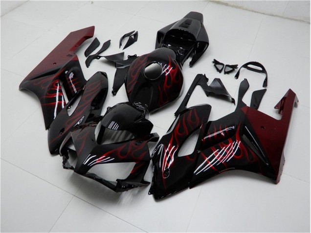 2004-2005 Red Black Honda CBR1000RR Motorbike Fairing Kits for Sale 2004-2005 Red Black Honda CBR1000RR Motorbike Fairing Kits for Sale