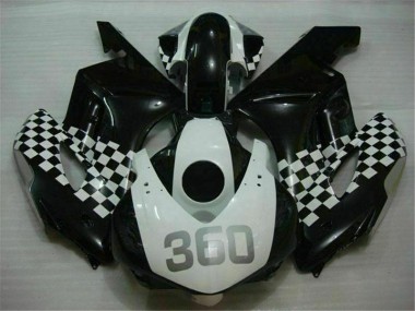 2004-2005 White Black Honda CBR1000RR Replacement Fairings for Sale