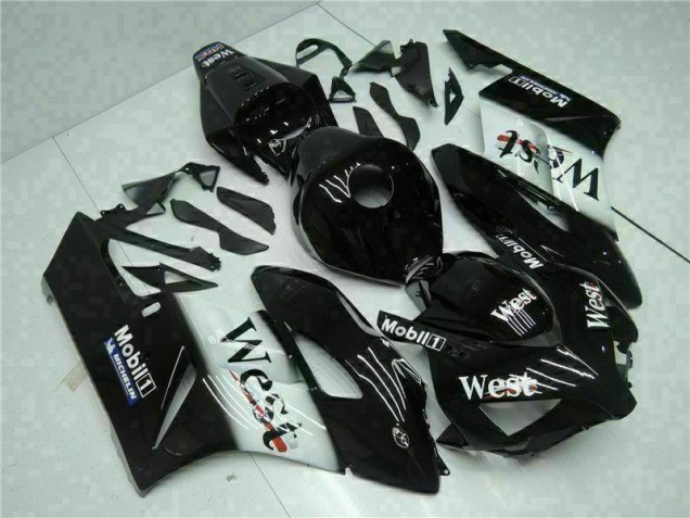 2004-2005 Black West Honda CBR1000RR Replacement Motorcycle Fairings for Sale 2004-2005 Black West Honda CBR1000RR Replacement Motorcycle Fairings for Sale