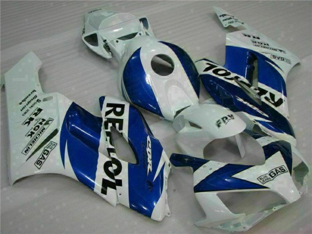 2004-2005 White Blue Repsol Honda CBR1000RR Motorbike Fairing Kits for Sale 2004-2005 White Blue Repsol Honda CBR1000RR Motorbike Fairing Kits for Sale