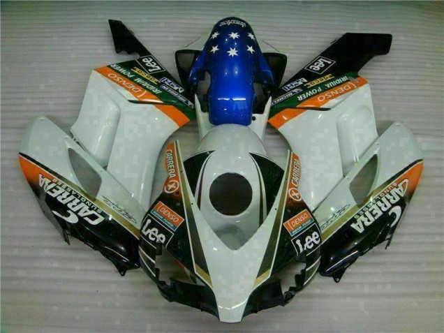 2004-2005 White Blue Honda CBR1000RR Replacement Fairings for Sale 2004-2005 White Blue Honda CBR1000RR Replacement Fairings for Sale
