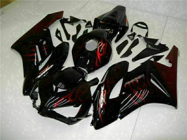 2004-2005 Red Flame Black Honda CBR1000RR Replacement Fairings for Sale