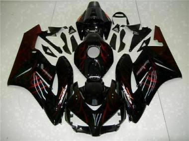 2004-2005 Red Flame Black Honda CBR1000RR Replacement Fairings for Sale