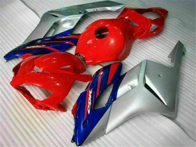 2004-2005 Red Silver Blue Honda CBR1000RR Motorcycle Fairings Kit for Sale