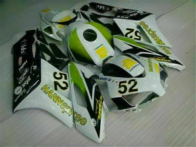 2004-2005 White Green Hannspree 52 Honda CBR1000RR Bike Fairing for Sale 2004-2005 White Green Hannspree 52 Honda CBR1000RR Bike Fairing for Sale