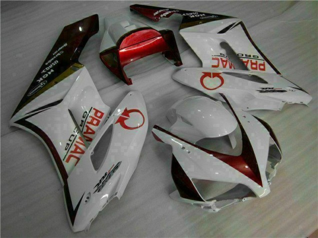 2004-2005 White Red Honda CBR1000RR Moto Fairings for Sale 2004-2005 White Red Honda CBR1000RR Moto Fairings for Sale