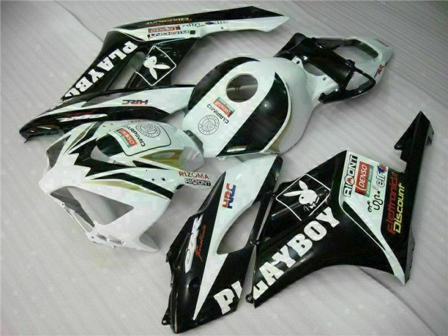 2004-2005 Black White Honda CBR1000RR Motorcycle Fairings for Sale 2004-2005 Black White Honda CBR1000RR Motorcycle Fairings for Sale