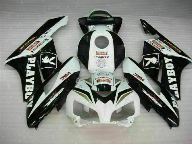 2004-2005 Black White Honda CBR1000RR Motorcycle Fairings for Sale 2004-2005 Black White Honda CBR1000RR Motorcycle Fairings for Sale