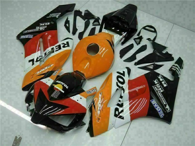 2004-2005 Orange Black Repsol Honda CBR1000RR Motorbike Fairing for Sale 2004-2005 Orange Black Repsol Honda CBR1000RR Motorbike Fairing for Sale