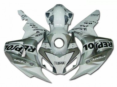 2004-2005 Silver Repsol Honda CBR1000RR Bike Fairings & Plastics for Sale