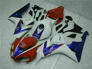2004-2005 Red White Honda CBR1000RR Replacement Motorcycle Fairings for Sale