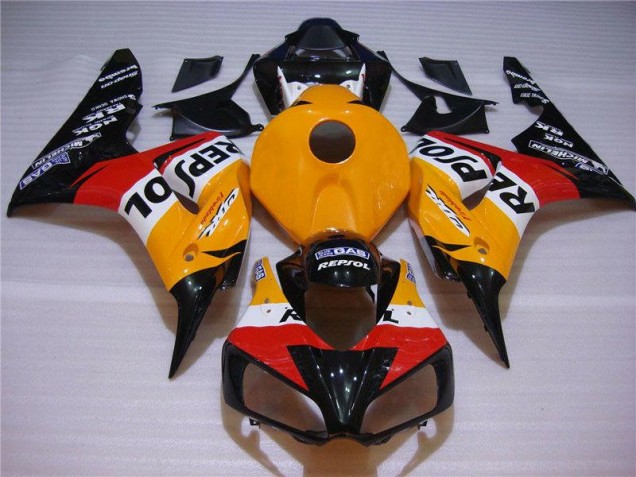 2004-2005 Orange Black Repsol Honda CBR1000RR Motorcycle Fairings Kits for Sale 2004-2005 Orange Black Repsol Honda CBR1000RR Motorcycle Fairings Kits for Sale