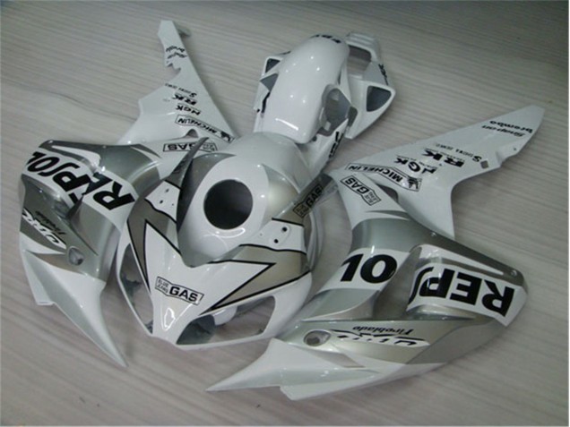 2004-2005 White Silver Black Repsol Honda CBR1000RR Replacement Fairings for Sale 2004-2005 White Silver Black Repsol Honda CBR1000RR Replacement Fairings for Sale