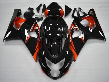 2004-2005 Orange Black Suzuki GSXR 600/750 Motor Bike Fairings for Sale