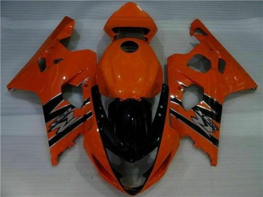 2004-2005 Orange Black Suzuki GSXR 600/750 Motorcycle Fairings Kits for Sale