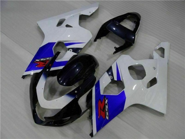 2004-2005 Blue White Suzuki GSXR 600/750 Motorcycle Replacement Fairings for Sale