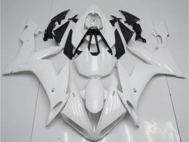 2004-2006 White Yamaha YZF R1 Replacement Motorcycle Fairings for Sale