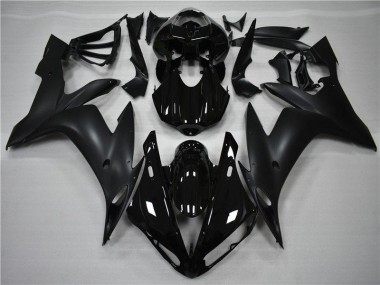 2004-2006 Glossy Matte Black Yamaha YZF R1 Bike Fairing Kit for Sale