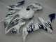2004-2006 White Blue Flame Yamaha YZF R1 Replacement Fairings for Sale 2004-2006 White Blue Flame Yamaha YZF R1 Replacement Fairings for Sale