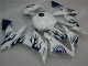 2004-2006 White Blue Flame Yamaha YZF R1 Replacement Fairings for Sale 2004-2006 White Blue Flame Yamaha YZF R1 Replacement Fairings for Sale