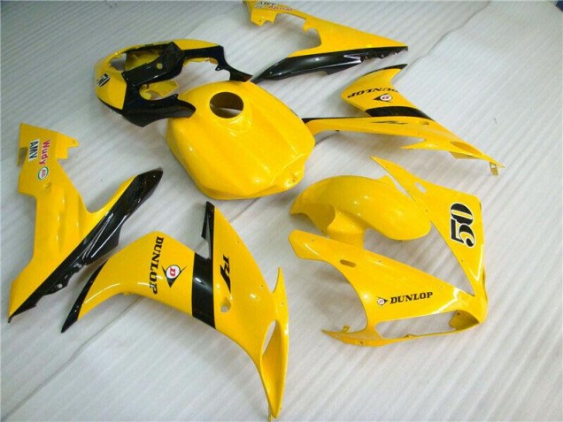 2004-2006 Yellow Yamaha YZF R1 Motorbike Fairing for Sale 2004-2006 Yellow Yamaha YZF R1 Motorbike Fairing for Sale