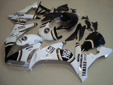 2004-2006 Black Gold White Yamaha YZF R1 Bike Fairing Kit for Sale