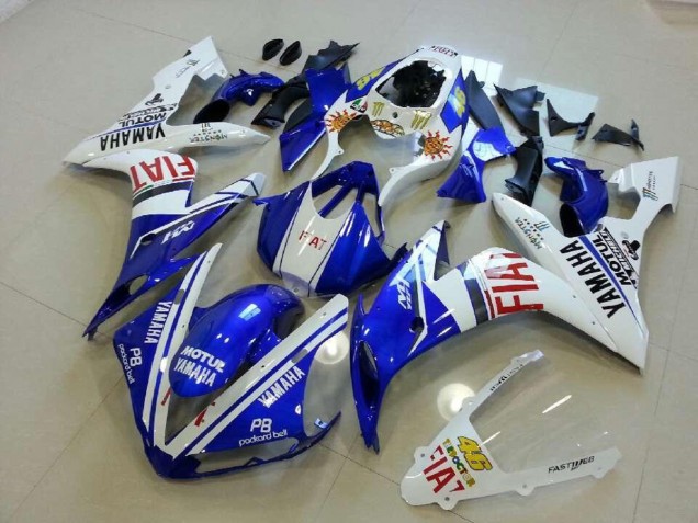 2004-2006 Blue White Red Yamaha YZF R1 Motorcycle Fairings Kits for Sale